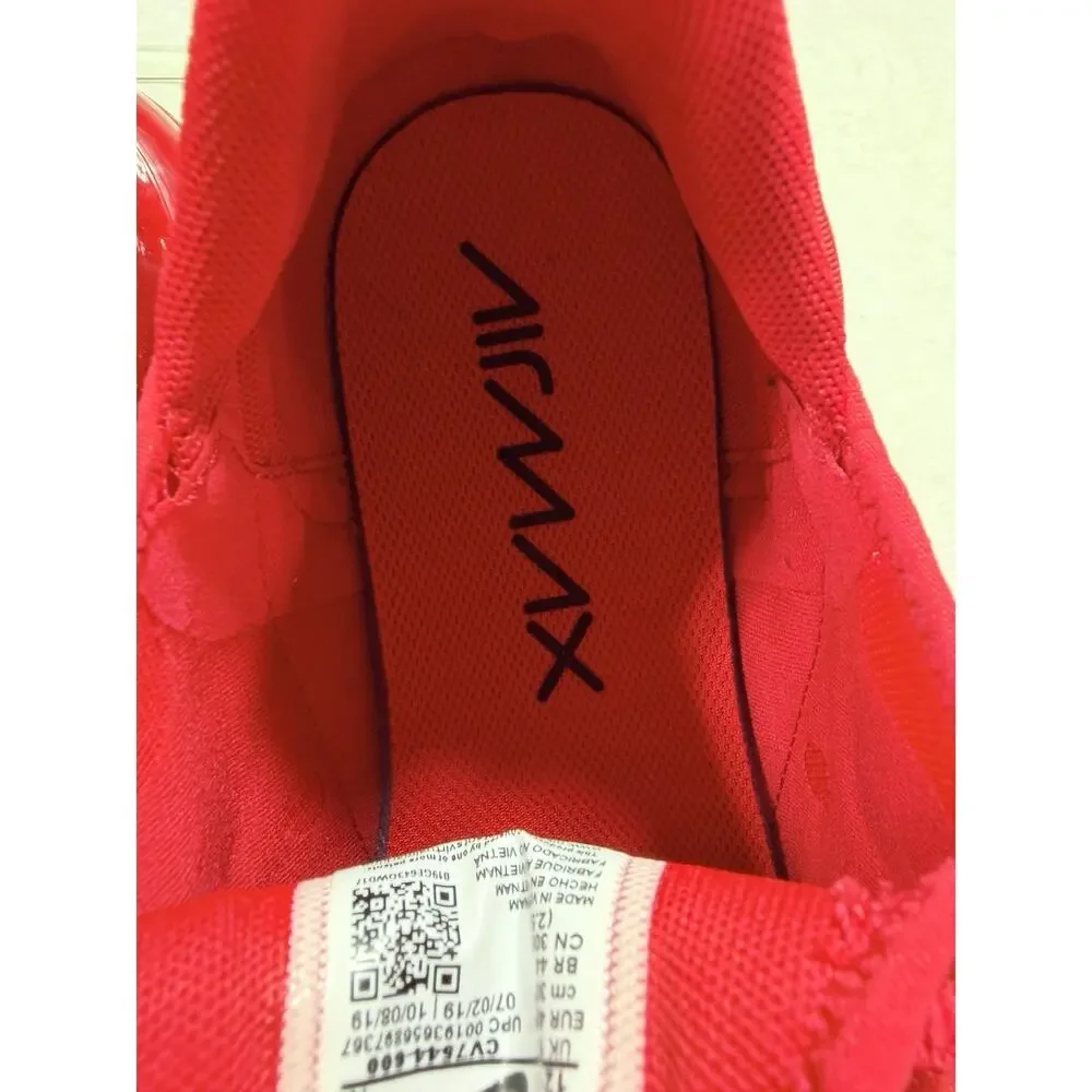 Nike Air Max 270 Triple Red University Red Sneakers CV7544-600 Mens Size 12